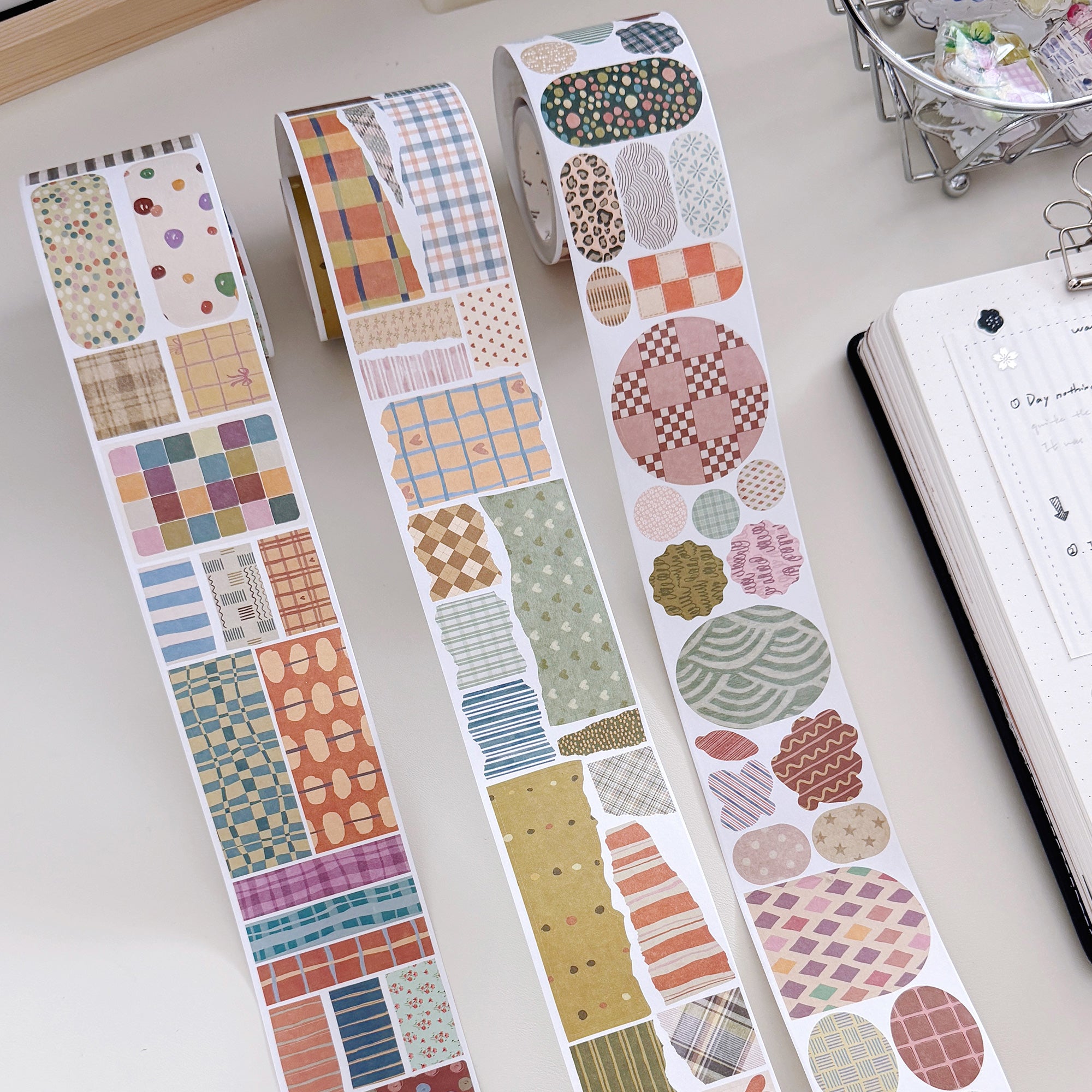 Pre-cut Heritage Snippets Script Tape | The Washi Tape Shop. Beautiful Washi and Decorative Tape For Bullet Journals, Gift Wrapping, Planner Decoration and DIY Projects