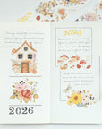Pre-cut Golden Harvest Wide Washi/PET Tape (Seashell Gilded)
