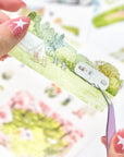 Pre-cut Sakura Voyage Wide Washi/PET Tape | The Washi Tape Shop. Beautiful Washi and Decorative Tape For Bullet Journals, Gift Wrapping, Planner Decoration and DIY Projects