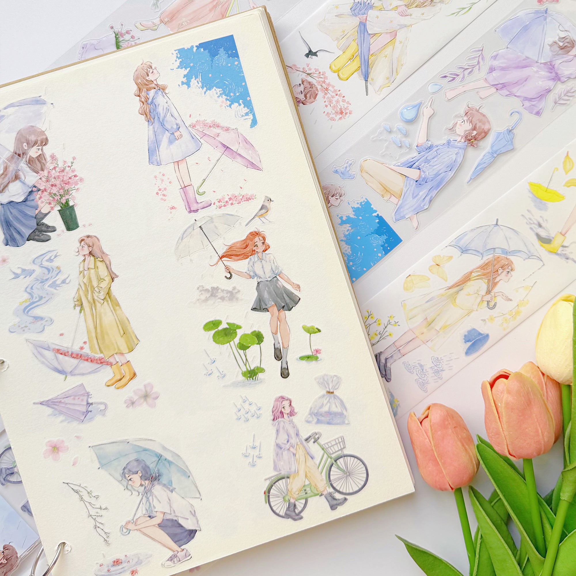 Pre-cut Morning Dew Bundle | The Washi Tape Shop. Beautiful Washi and Decorative Tape For Bullet Journals, Gift Wrapping, Planner Decoration and DIY Projects