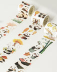 Panda Pilgrimage Washi Tape Sticker Set