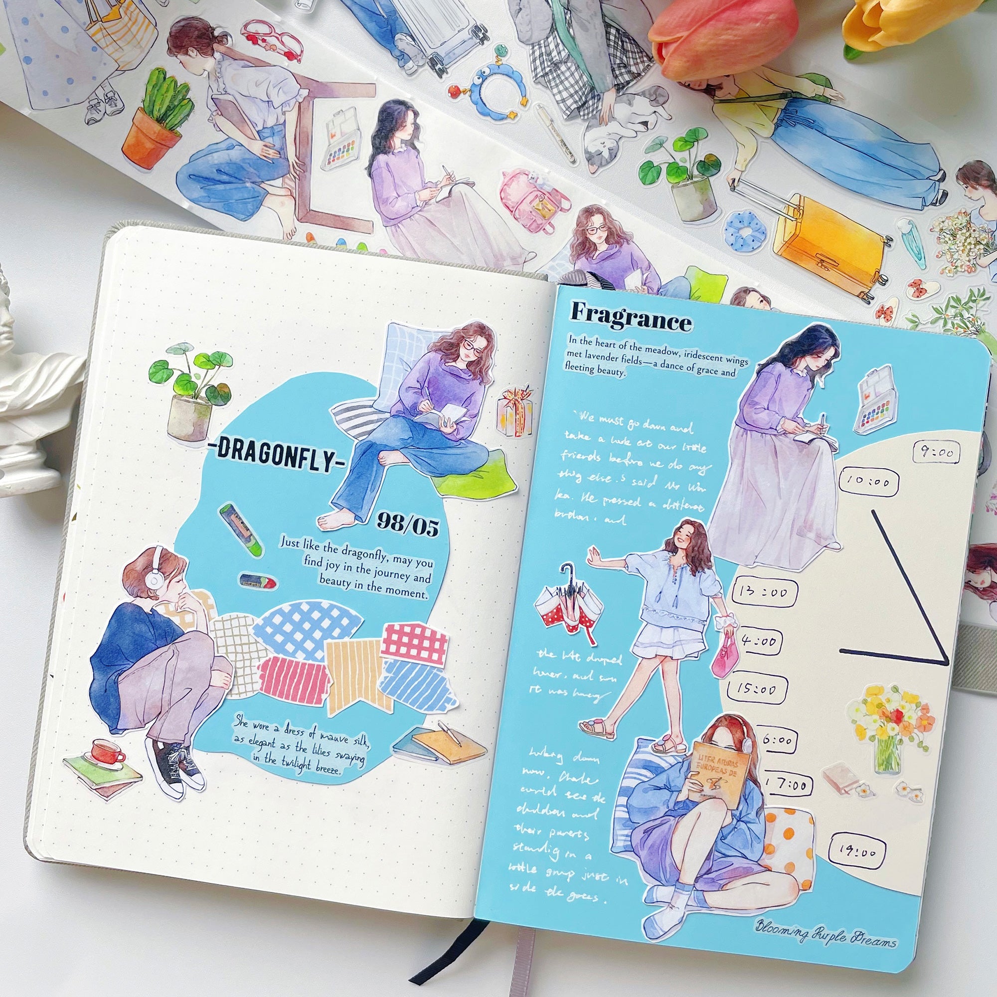 Pre-cut Hello Weekend Wide Washi/PET Tape