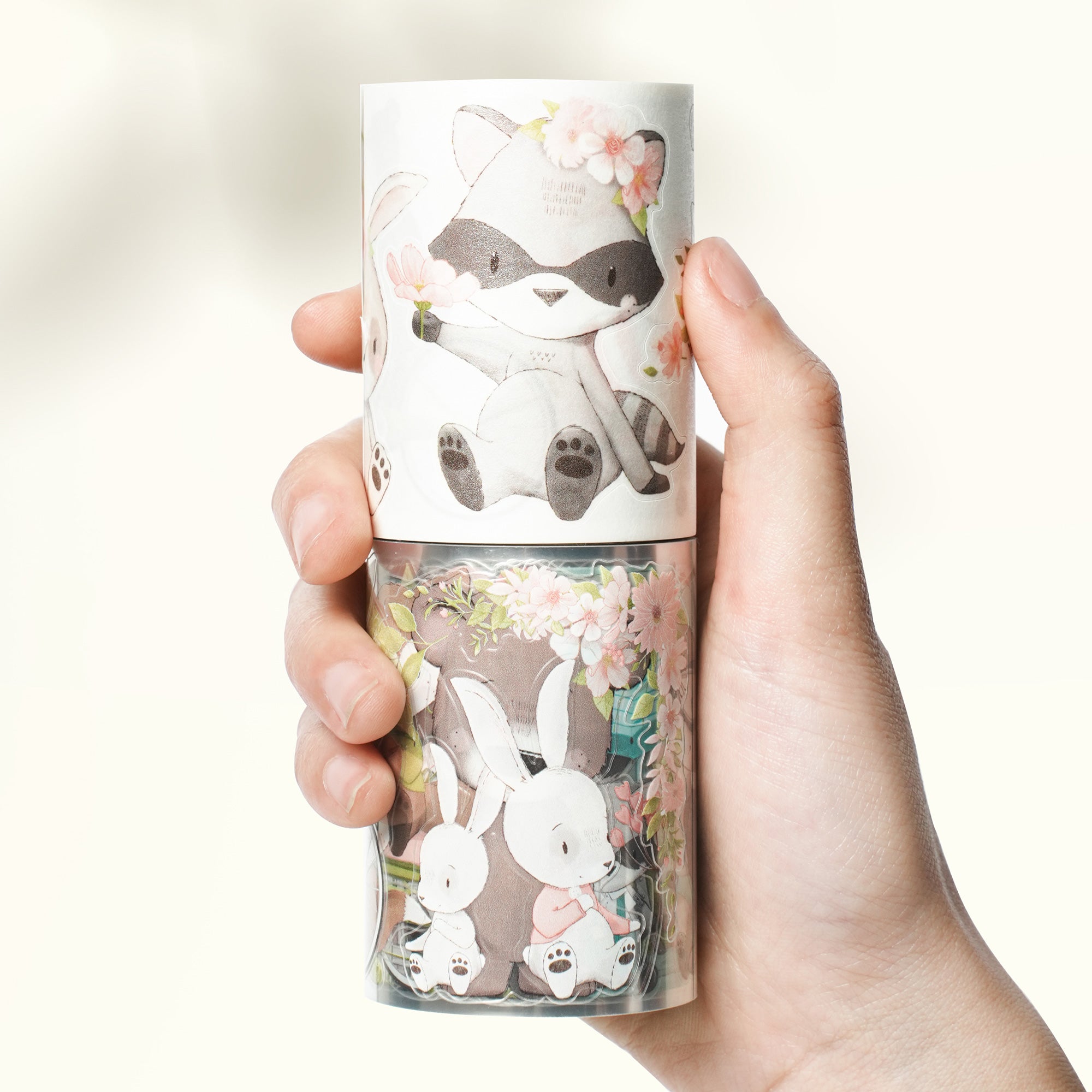 Pre-cut Woodland Pals Wide Washi/PET Tape