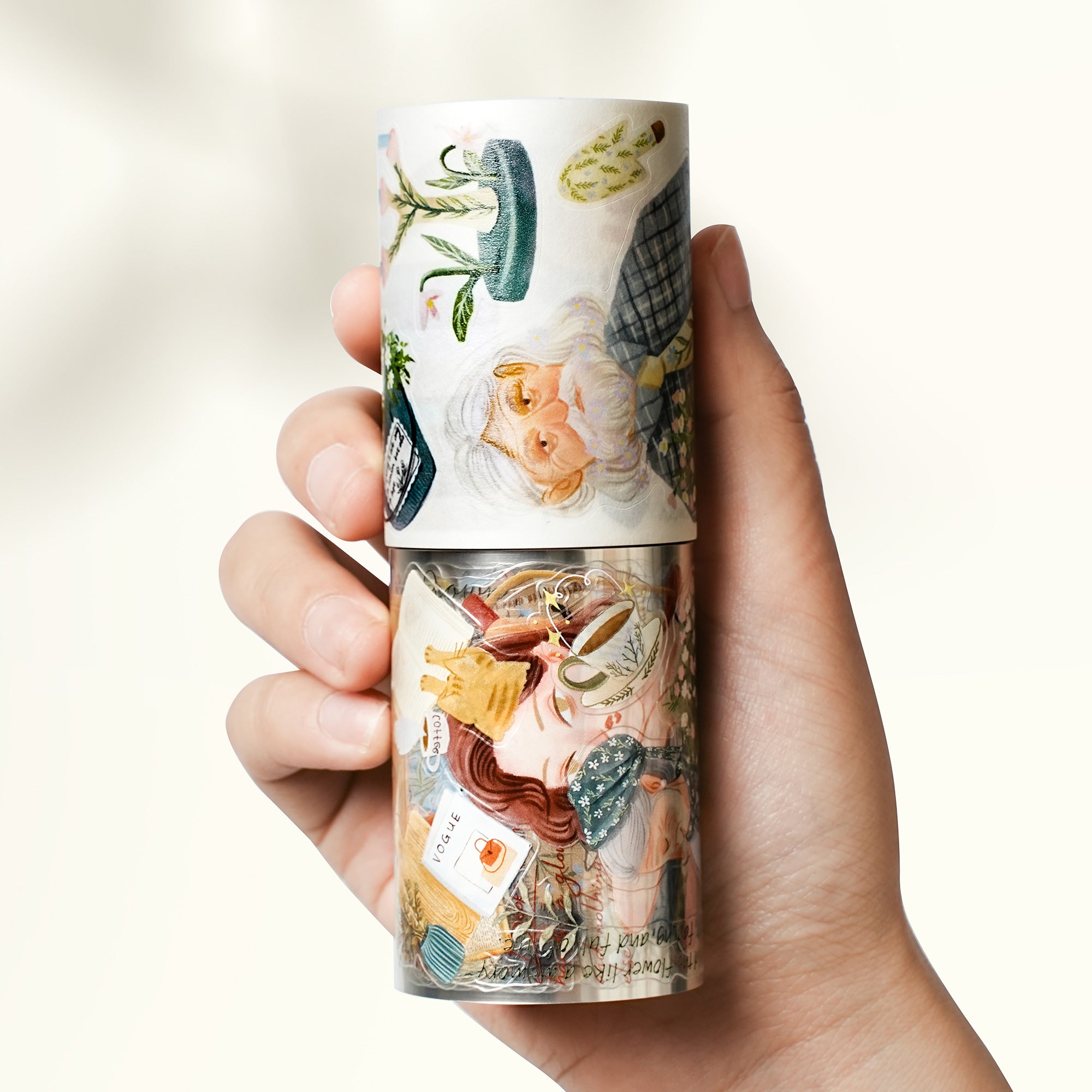 Pre-cut Cozy Hour Wide Washi/PET Tape