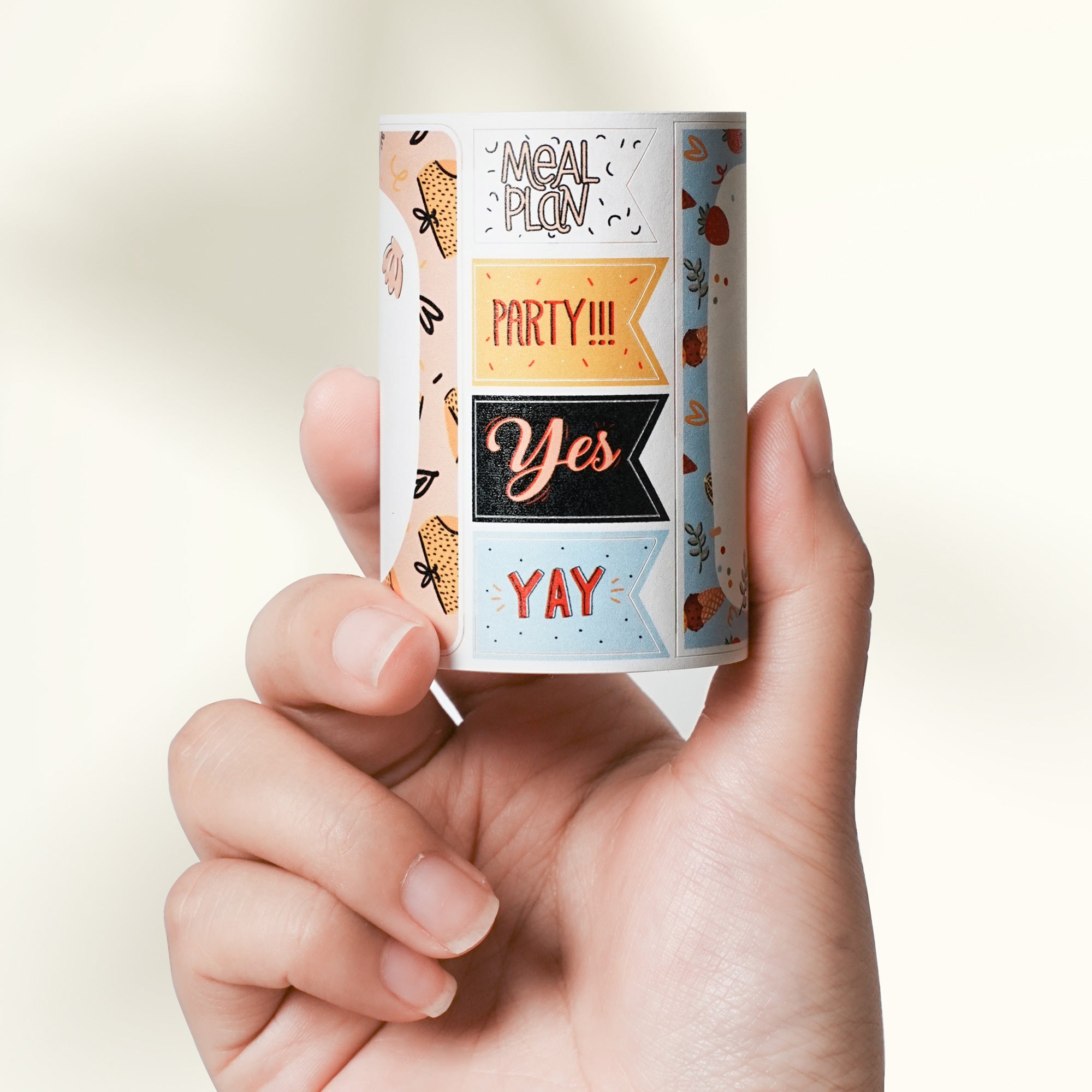 Pre-cut Hygge Notes Script Tape Bundle | The Washi Tape Shop. Beautiful Washi and Decorative Tape For Bullet Journals, Gift Wrapping, Planner Decoration and DIY Projects