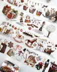 Pre-cut Woodland Chronicle Wide Washi/PET Tape (Seashell Gilded) | The Washi Tape Shop. Beautiful Washi and Decorative Tape For Bullet Journals, Gift Wrapping, Planner Decoration and DIY Projects