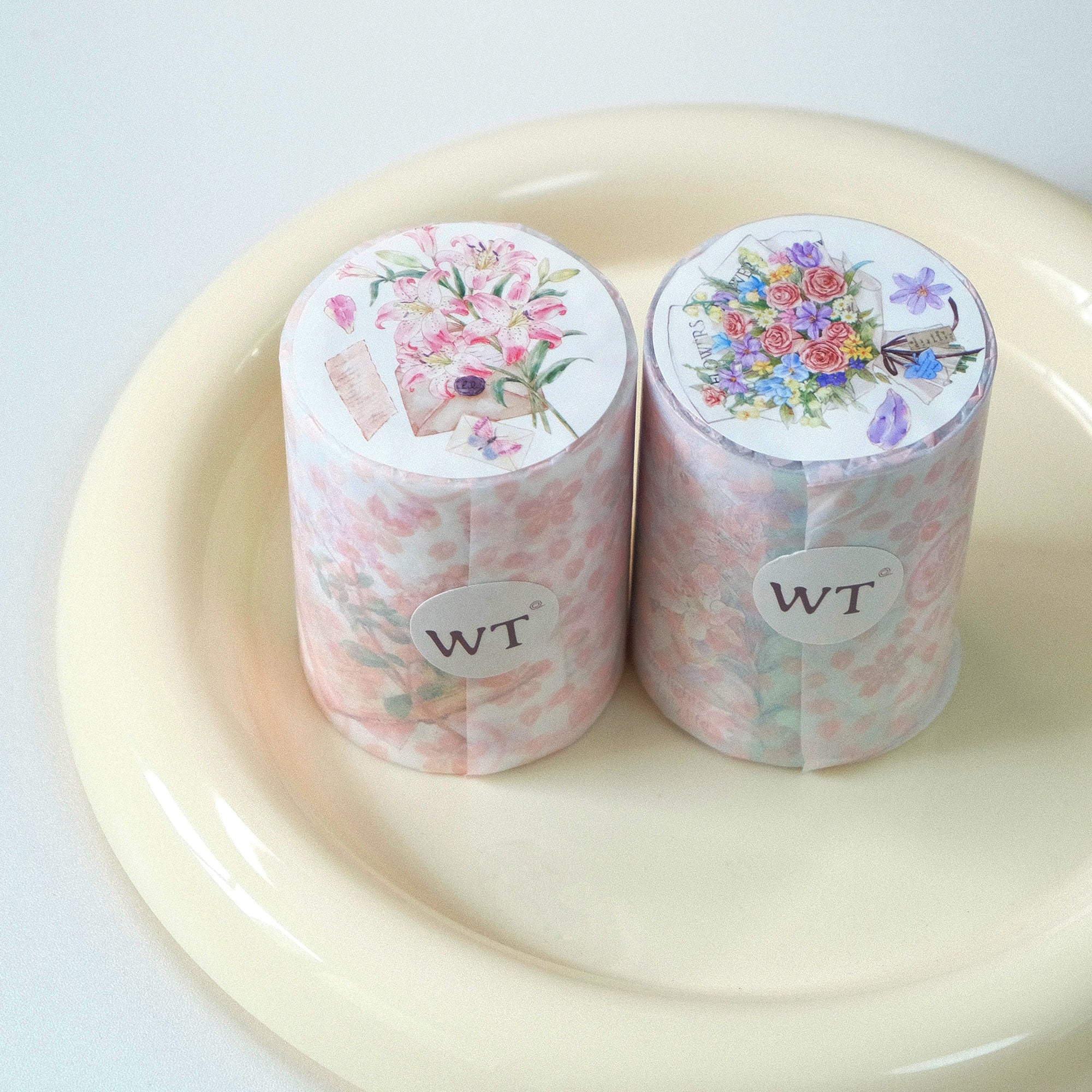 Pre-cut Petal Post Wide Washi/PET Tape | The Washi Tape Shop. Beautiful Washi and Decorative Tape For Bullet Journals, Gift Wrapping, Planner Decoration and DIY Projects