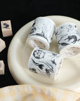Graveyard Scribbles Washi Tape Sticker Set (GILDED)