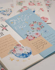 Pre-cut Holly Bloom Wide Washi/PET Tape (Seashell Gilded)