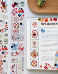 Pre-cut Amber Notes Wide Washi/PET Tape