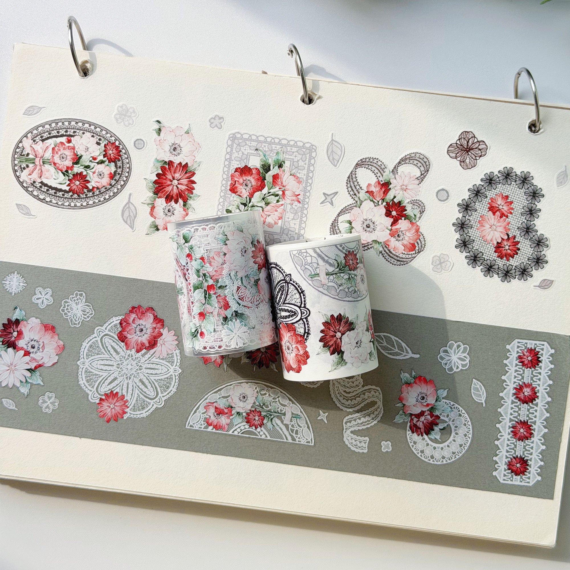 Pre-cut Heirloom Lace Washi/PET Tape | The Washi Tape Shop
