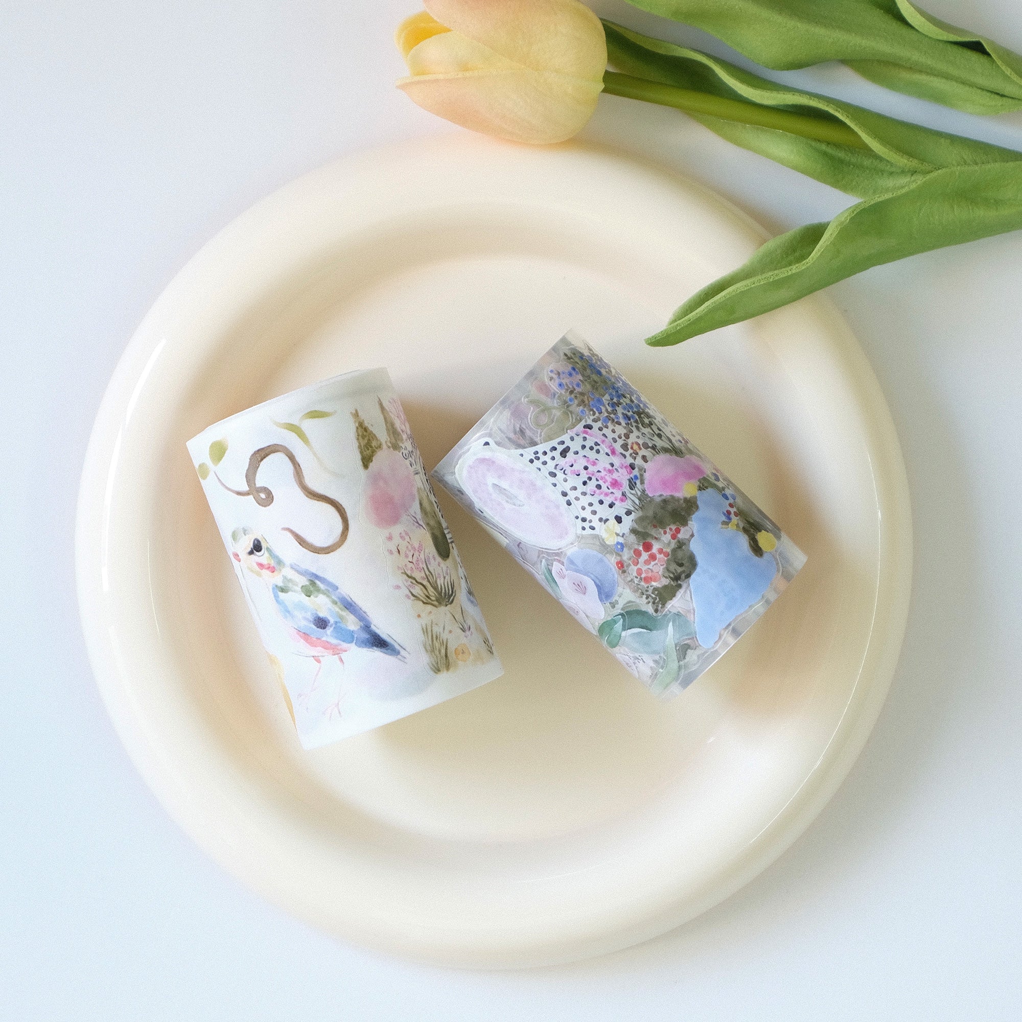 Pre-cut Eden's Garden Wide Washi/PET Tape