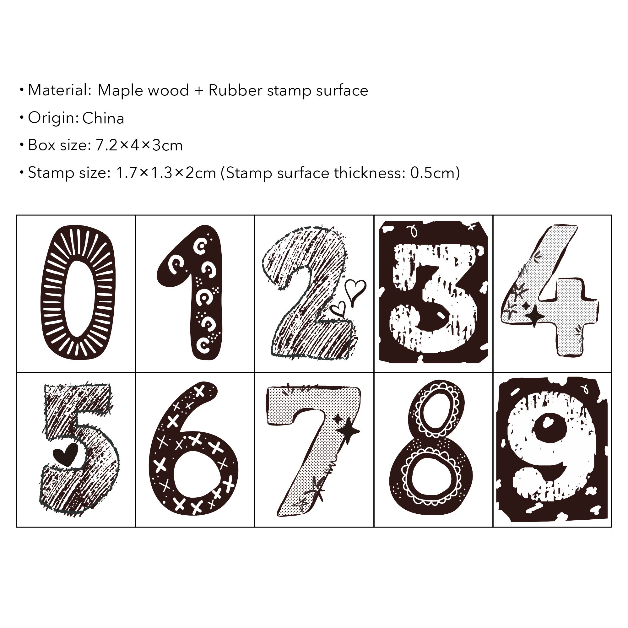 Daily Digits Stamp Set