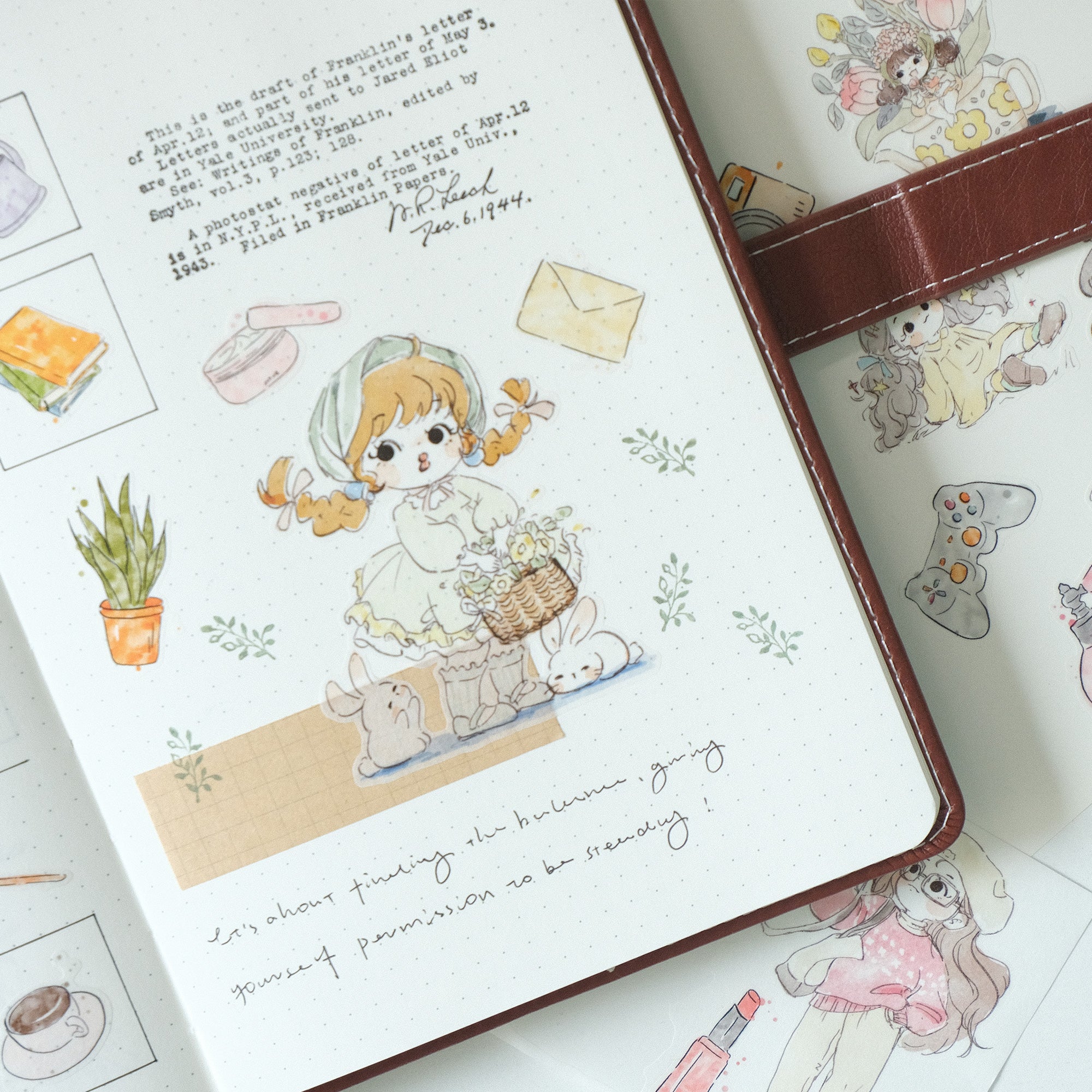 Cozy Mornings Washi Paper Sticker Set | The Washi Tape Shop. Beautiful Washi and Decorative Tape For Bullet Journals, Gift Wrapping, Planner Decoration and DIY Projects
