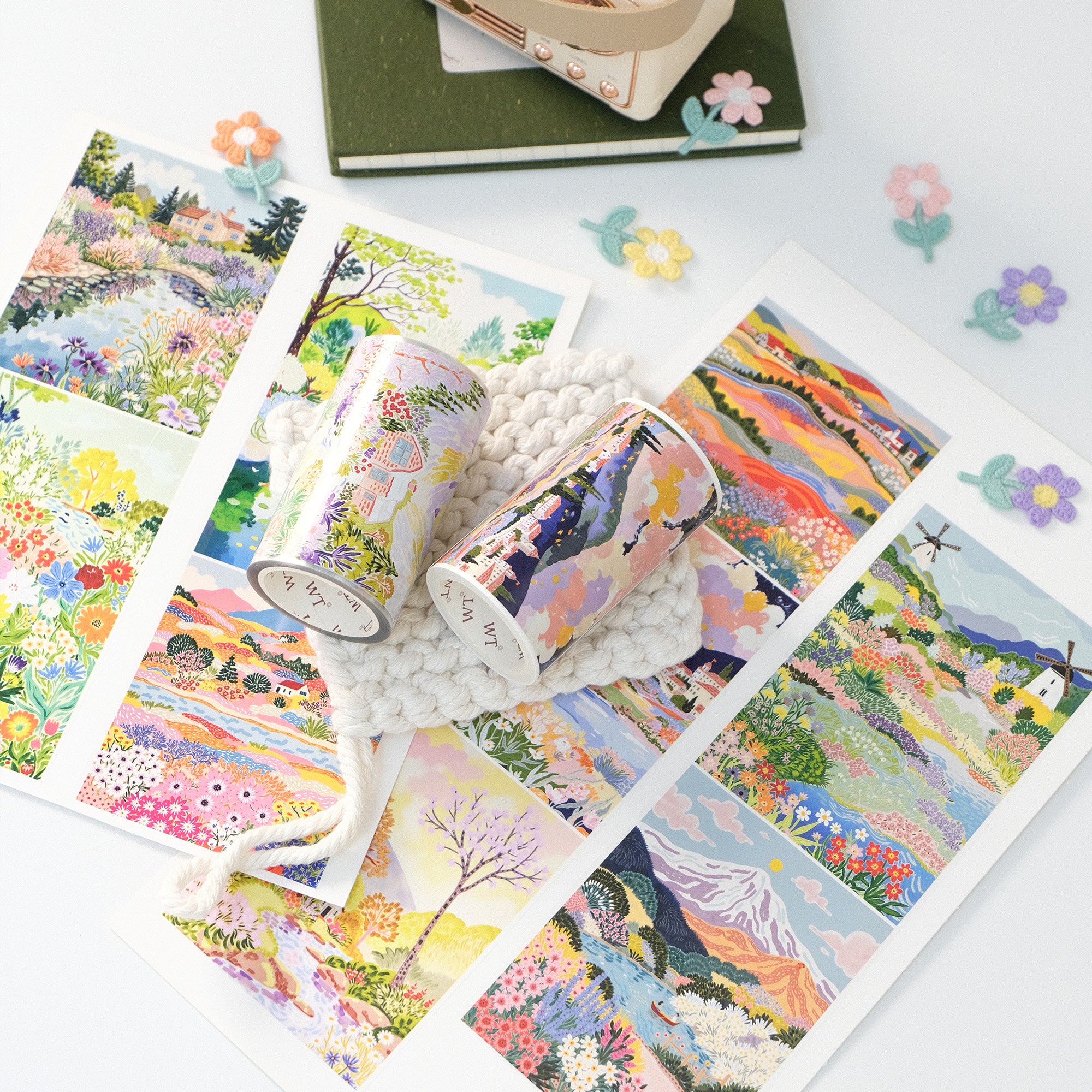 Spring Canvas Wide Washi/PET Tape