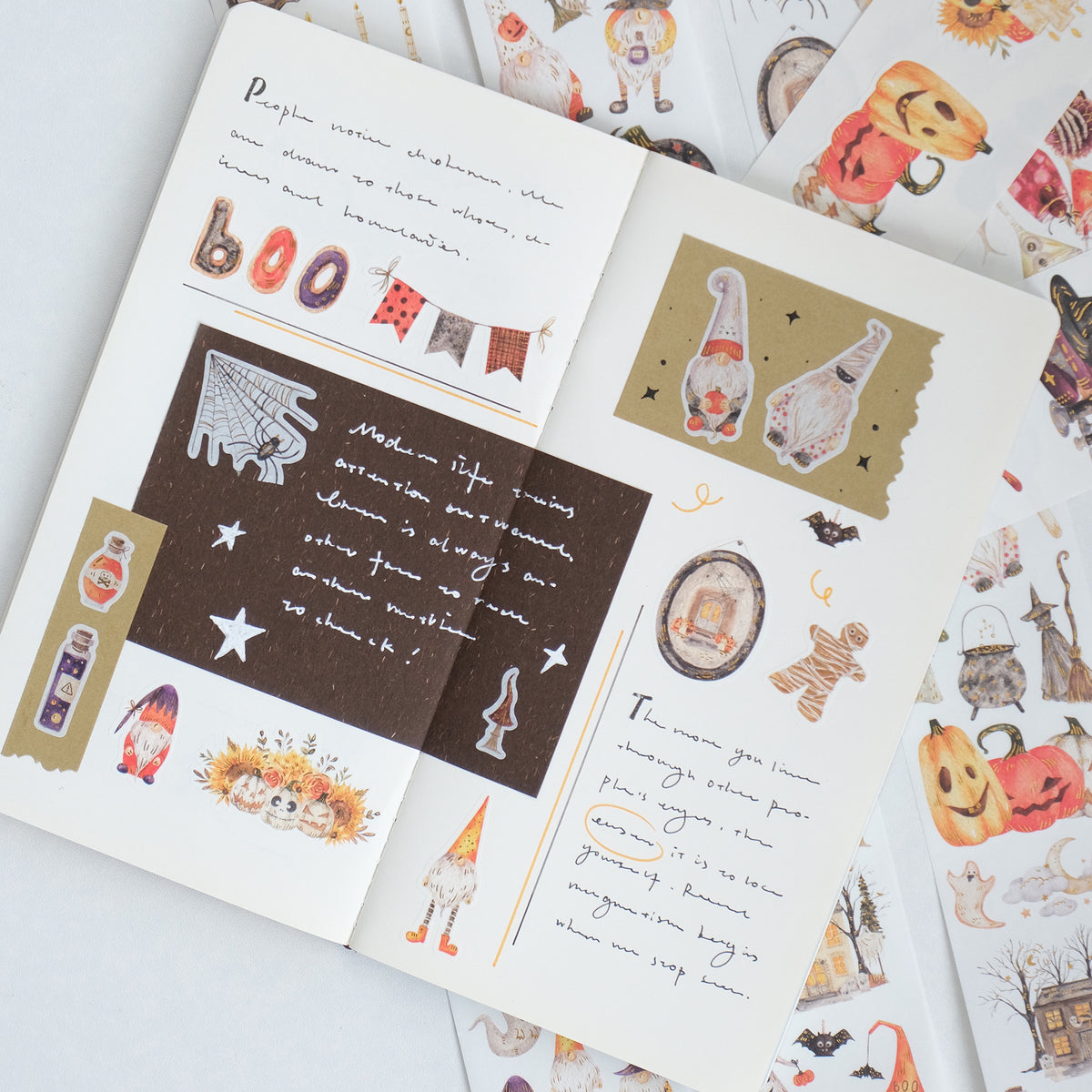 Luminous Haunt Washi Tape Sticker Set (GILDED)