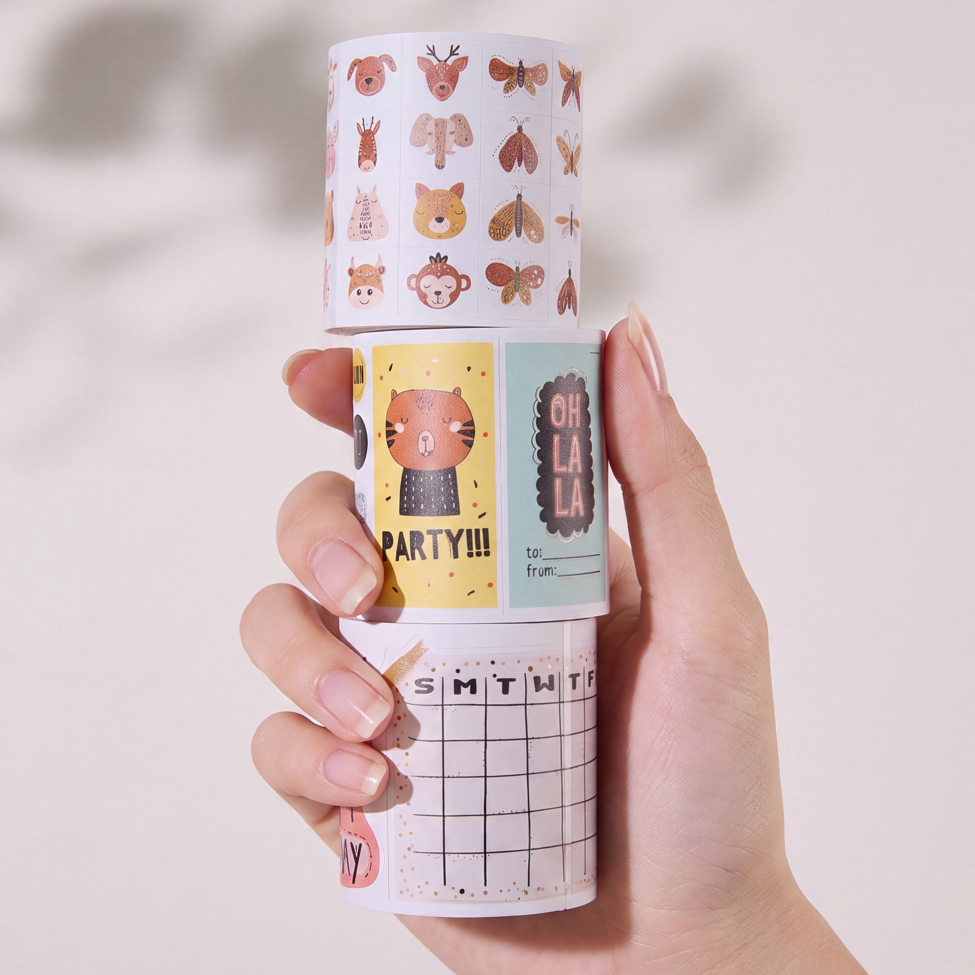 Pre-cut Boho Moments Script Tape Set (GILDED)