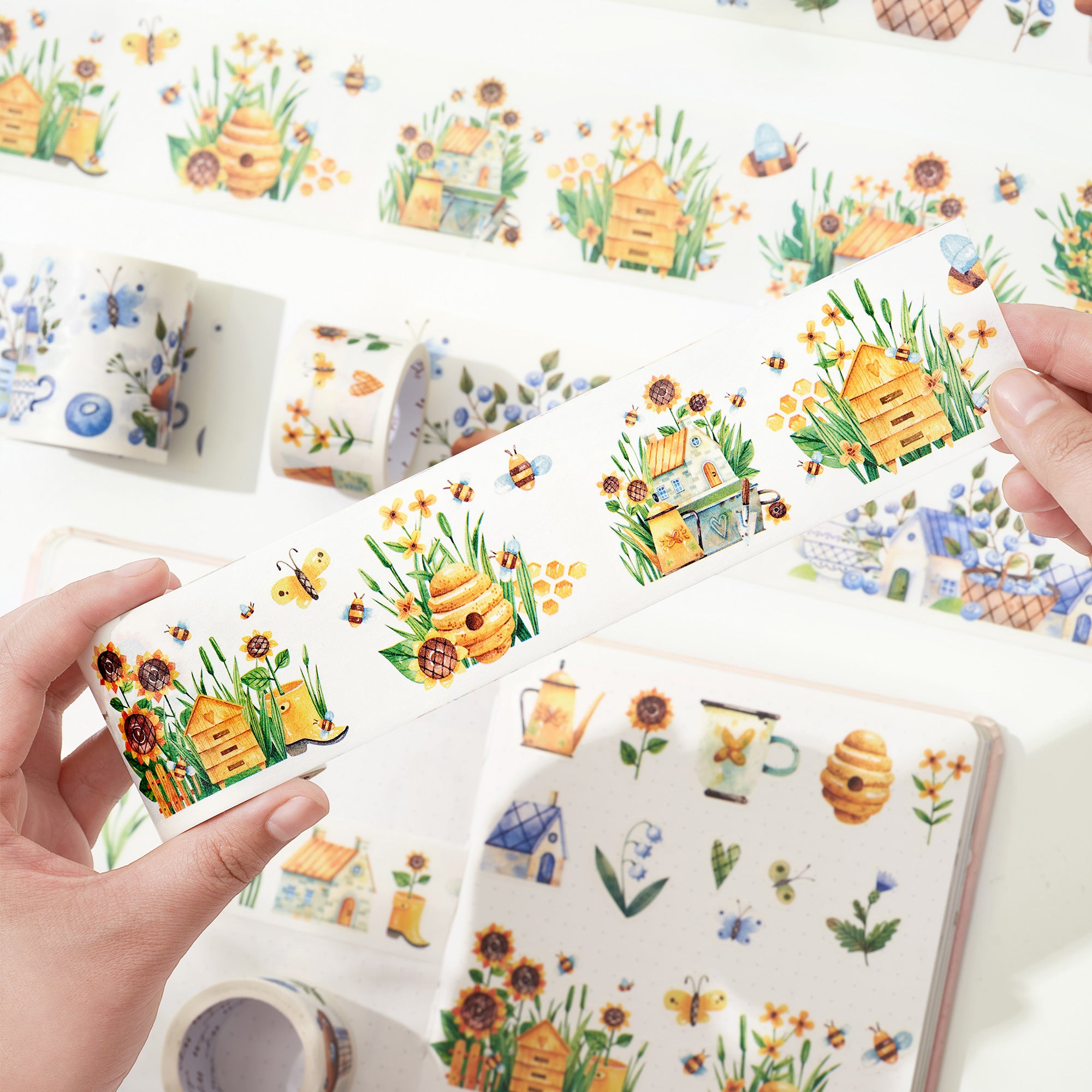 Misty Haven Washi Tape Sticker Set | The Washi Tape Shop. Beautiful Washi and Decorative Tape For Bullet Journals, Gift Wrapping, Planner Decoration and DIY Projects