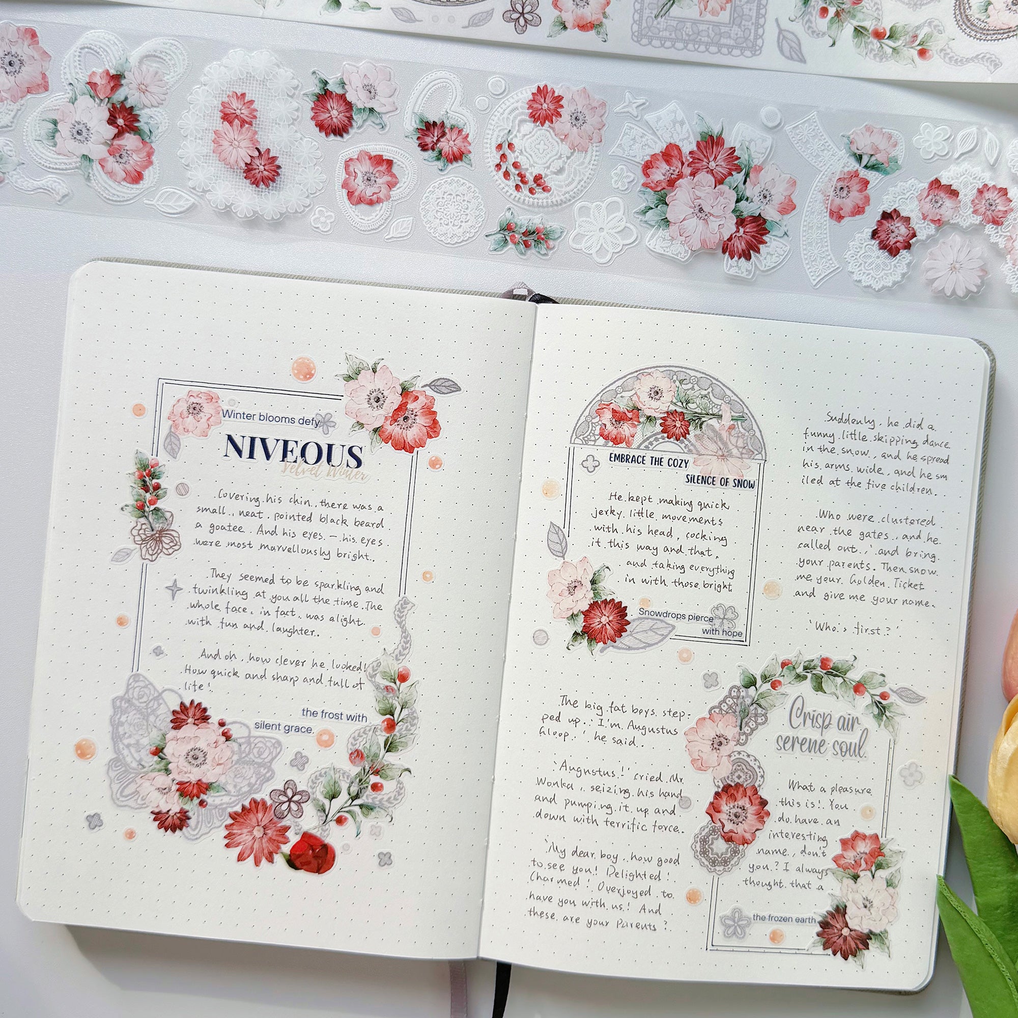 Pre-cut Heirloom Lace Washi/PET Tape | The Washi Tape Shop