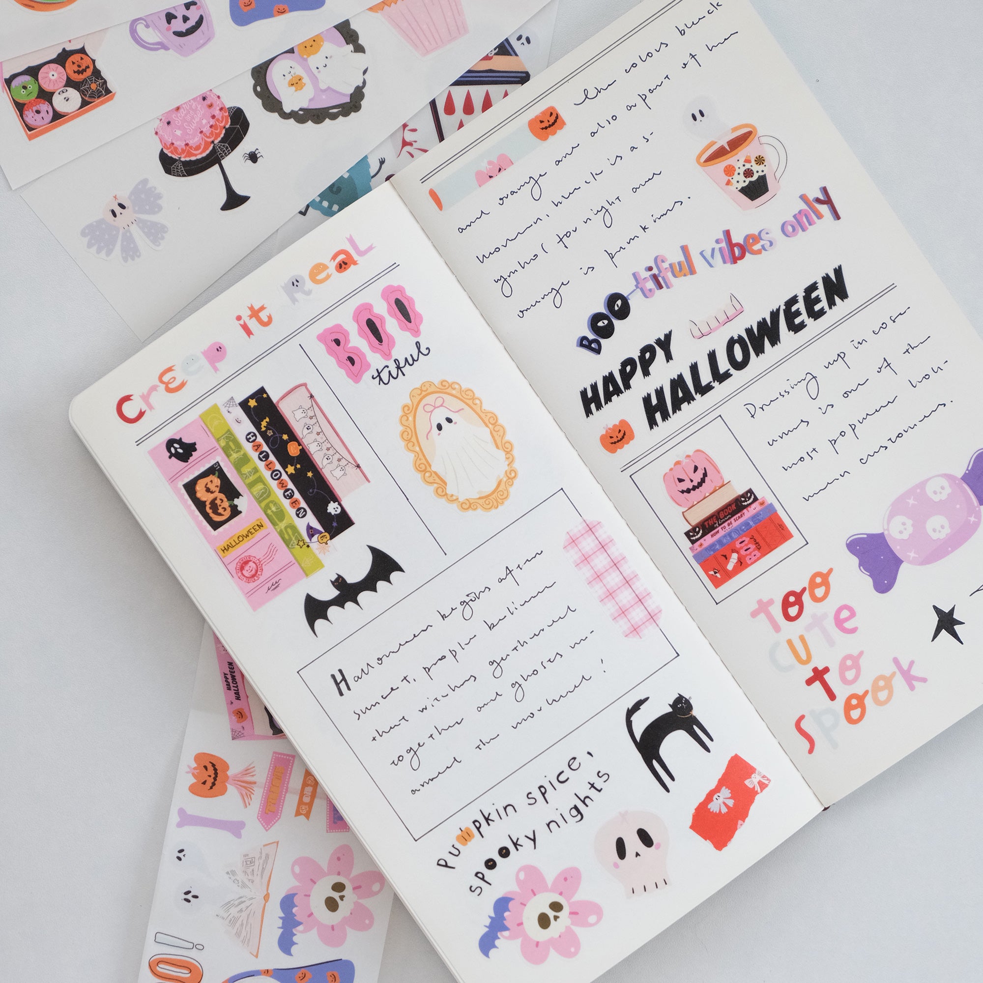 Pre-cut Boo Brigade Wide Washi/PET Tape