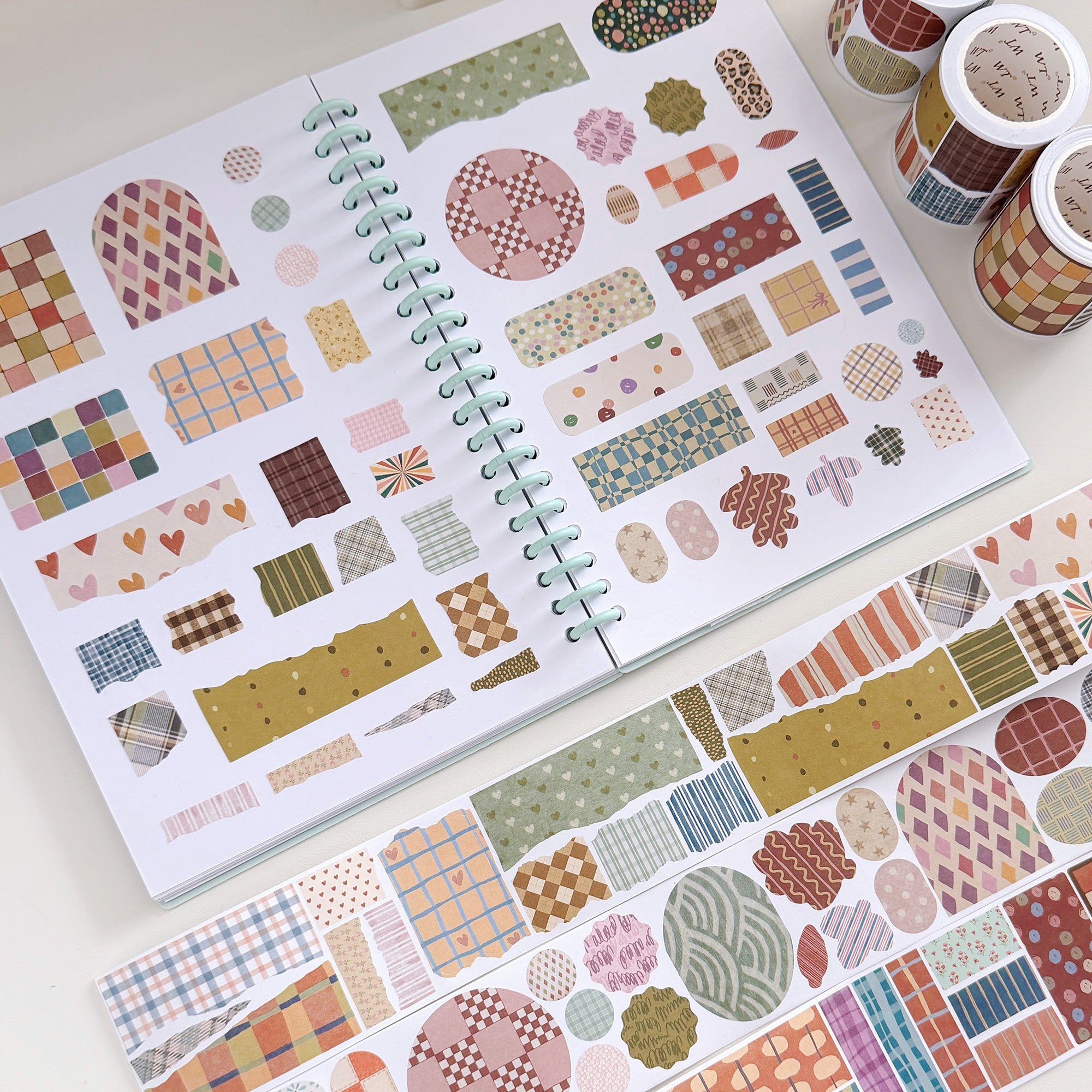 Pre-cut Heritage Snippets Script Tape | The Washi Tape Shop. Beautiful Washi and Decorative Tape For Bullet Journals, Gift Wrapping, Planner Decoration and DIY Projects