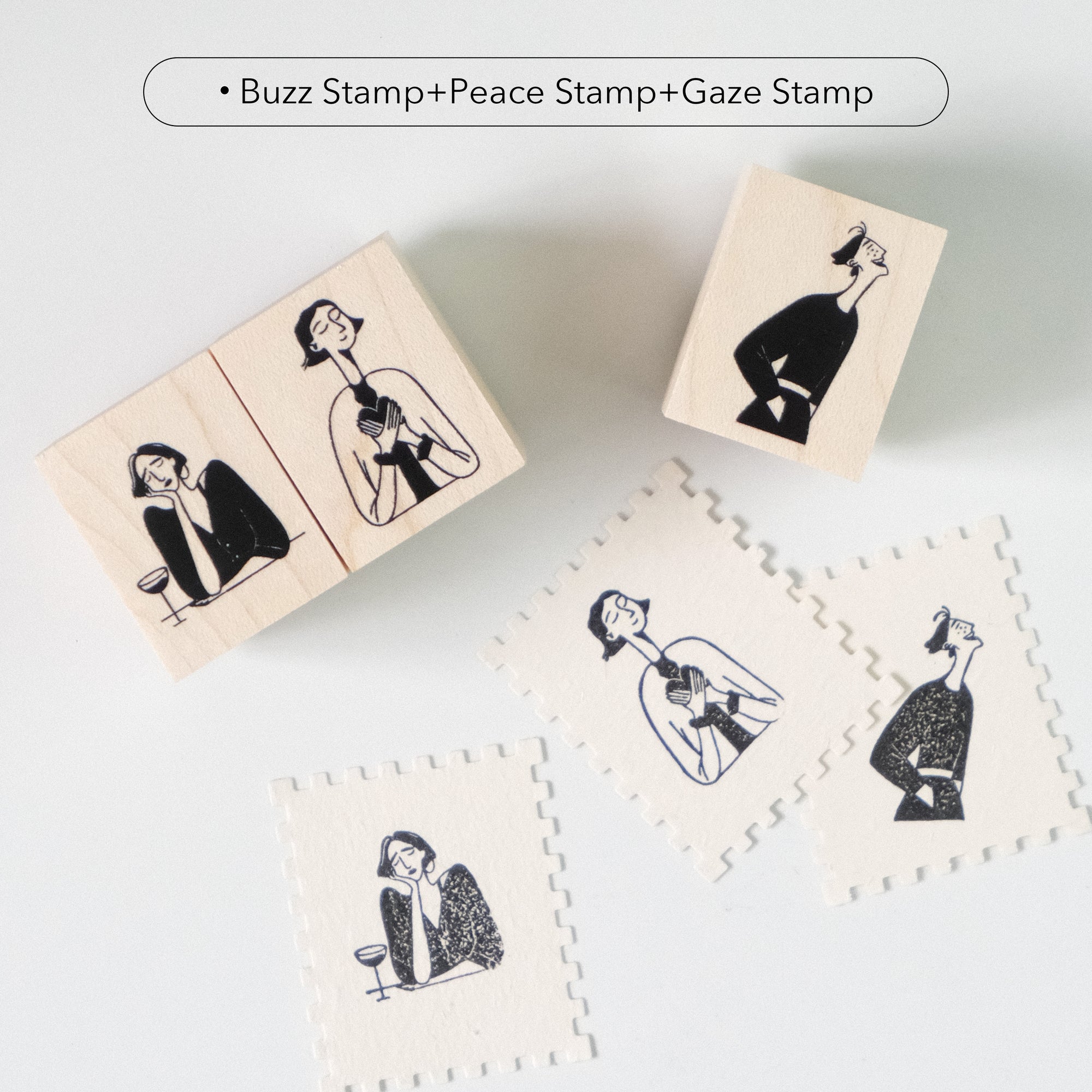 Muse Stamp Set | The Washi Tape Shop. Beautiful Washi and Decorative Tape For Bullet Journals, Gift Wrapping, Planner Decoration and DIY Projects