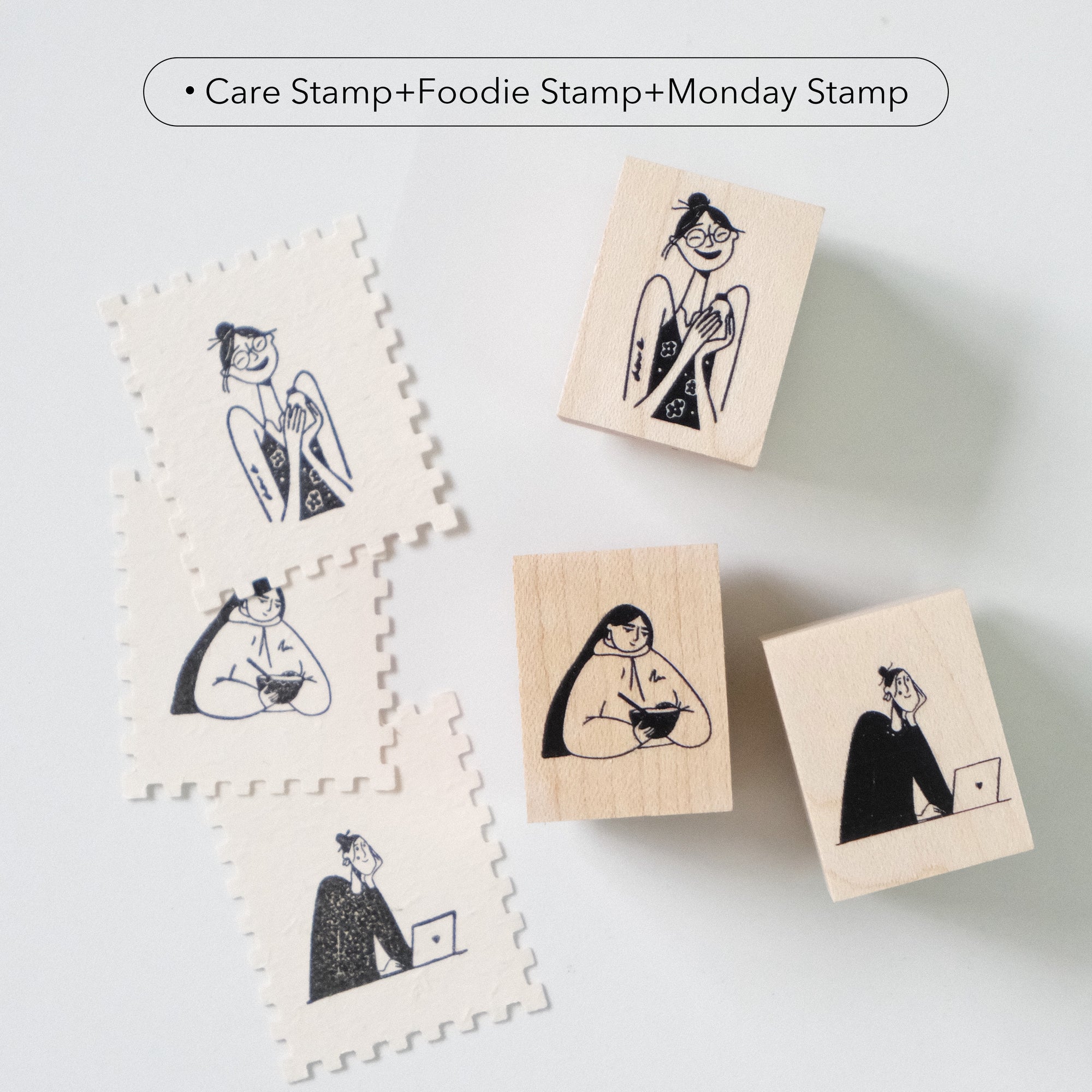 Muse Stamp Set | The Washi Tape Shop. Beautiful Washi and Decorative Tape For Bullet Journals, Gift Wrapping, Planner Decoration and DIY Projects