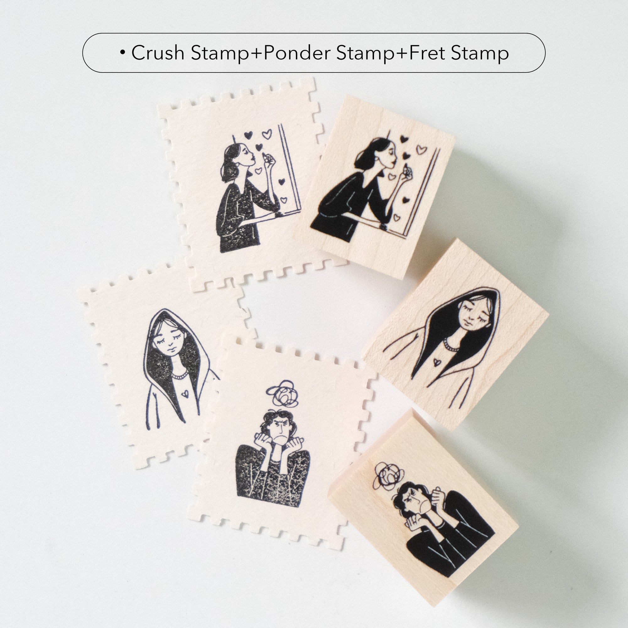 Muse Stamp Set | The Washi Tape Shop. Beautiful Washi and Decorative Tape For Bullet Journals, Gift Wrapping, Planner Decoration and DIY Projects