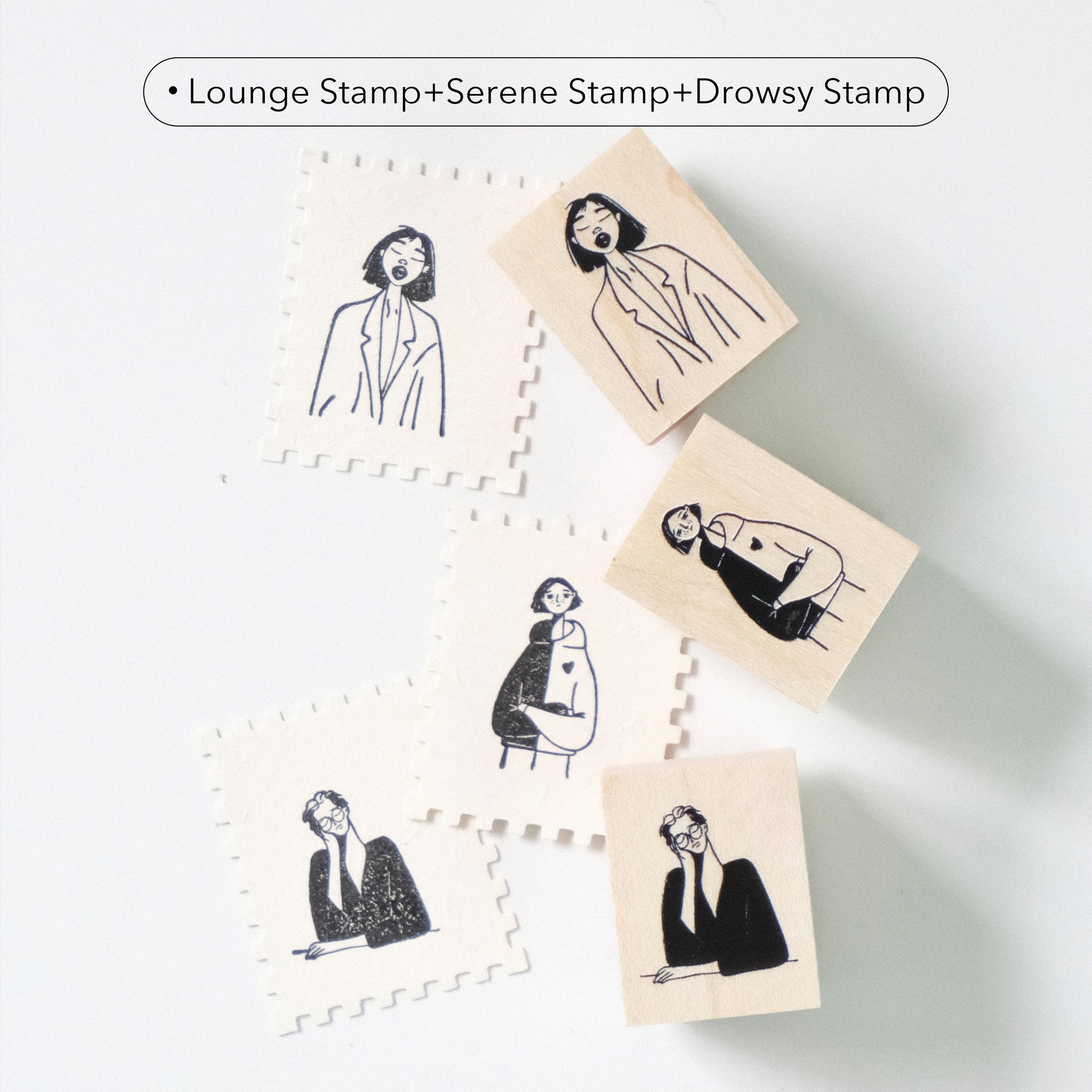 Muse Stamp Set | The Washi Tape Shop. Beautiful Washi and Decorative Tape For Bullet Journals, Gift Wrapping, Planner Decoration and DIY Projects