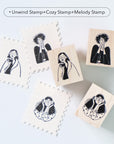 Muse Stamp Set | The Washi Tape Shop. Beautiful Washi and Decorative Tape For Bullet Journals, Gift Wrapping, Planner Decoration and DIY Projects