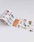 Pre-cut Summer Market Wide Washi/PET Tape