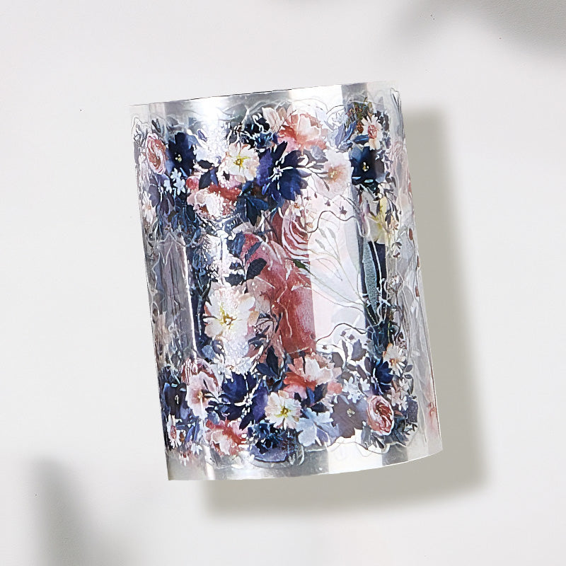 Pre-cut Frosty Rose Wide Washi/PET Tape | The Washi Tape Shop. Beautiful Washi and Decorative Tape For Bullet Journals, Gift Wrapping, Planner Decoration and DIY Projects