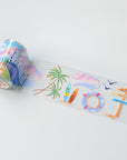Pre-cut Misty Breeze Wide Washi/PET Tape | The Washi Tape Shop. Beautiful Washi and Decorative Tape For Bullet Journals, Gift Wrapping, Planner Decoration and DIY Projects
