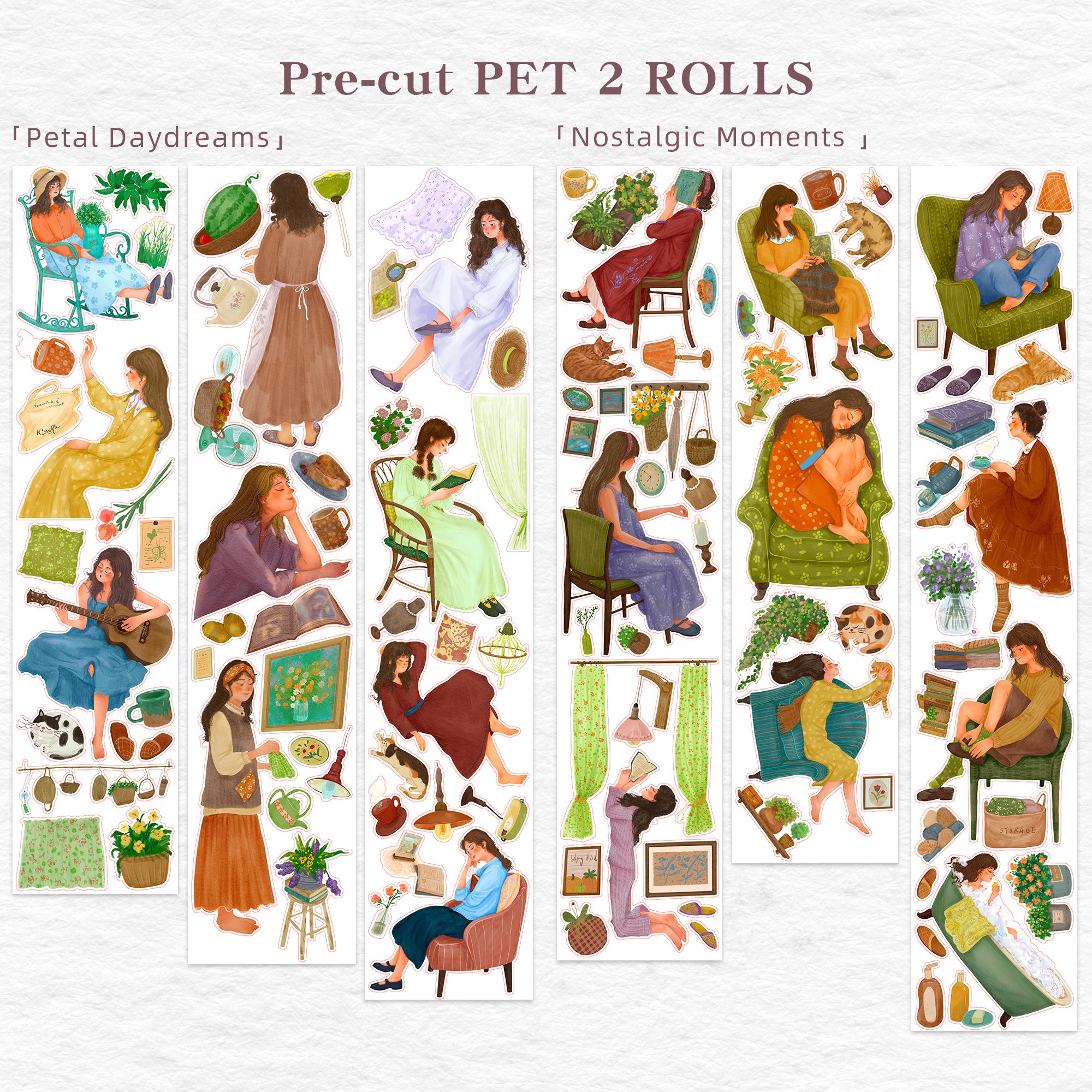 Pre-cut Bundle | The Washi Tape Shop. Beautiful Washi and Decorative Tape For Bullet Journals, Gift Wrapping, Planner Decoration and DIY Projects