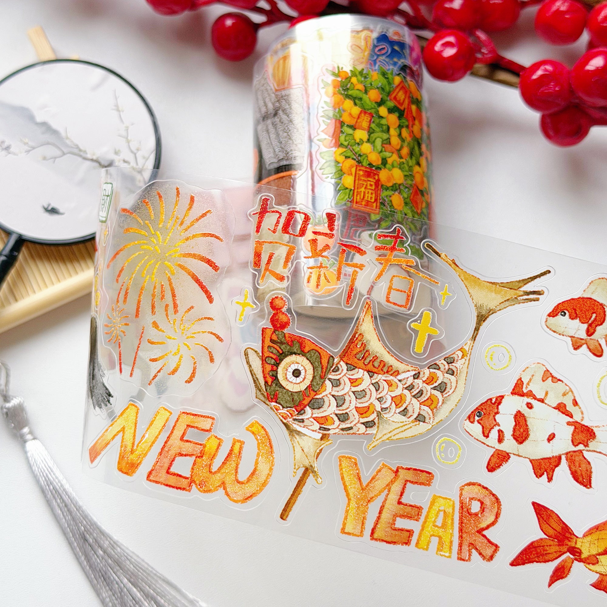 Pre-cut Year of the Horse Wide Washi/PET Tape | The Washi Tape Shop. Beautiful Washi and Decorative Tape For Bullet Journals, Gift Wrapping, Planner Decoration and DIY Projects