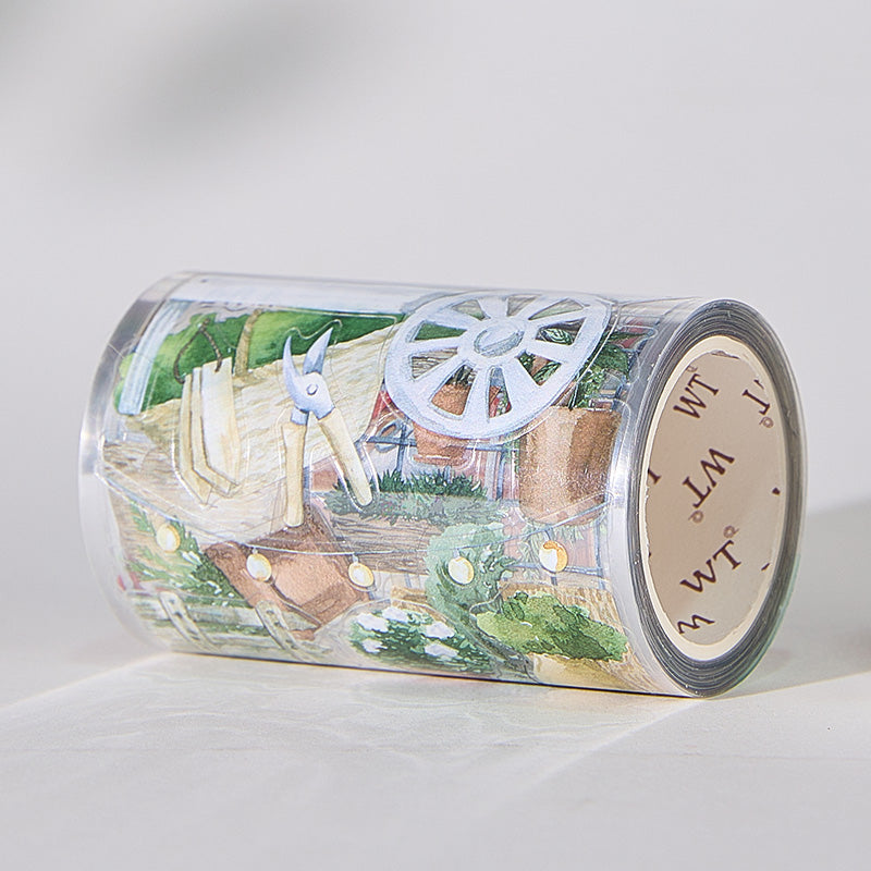 Pre-cut Summer Market Wide Washi/PET Tape