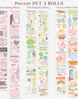 Pre-cut Mindfulness Washi/PET Bundle