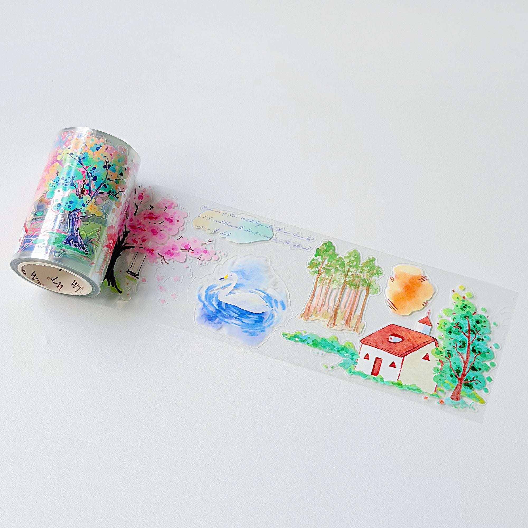 Pre-cut Misty Blush Wide Washi/PET Tape | The Washi Tape Shop. Beautiful Washi and Decorative Tape For Bullet Journals, Gift Wrapping, Planner Decoration and DIY Projects