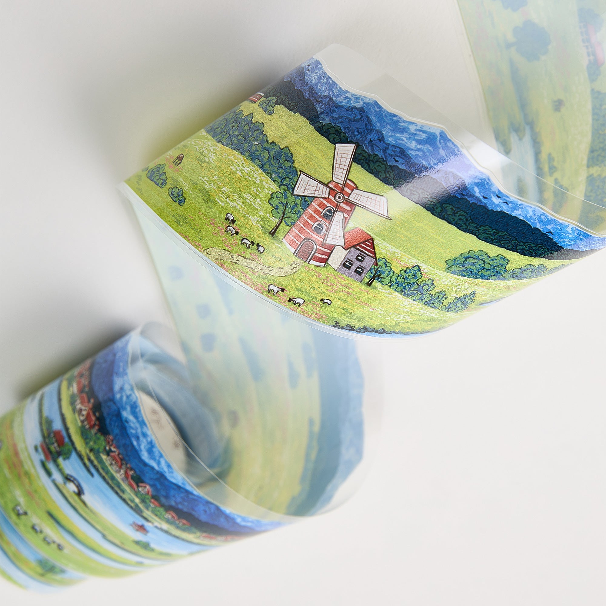 Pre-cut Country Diary Wide Washi/PET Tape