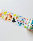 Pre-cut Aurora House Wide Washi/PET Tape | The Washi Tape Shop. Beautiful Washi and Decorative Tape For Bullet Journals, Gift Wrapping, Planner Decoration and DIY Projects