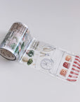 Pre-cut Summer Market Wide Washi/PET Tape