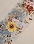 Pre-cut Golden Harvest Wide Washi/PET Tape (Seashell Gilded)