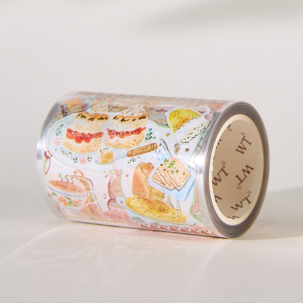 Pre-cut Autumn Pantry Wide Washi/PET Tape (Seashell Gilded)