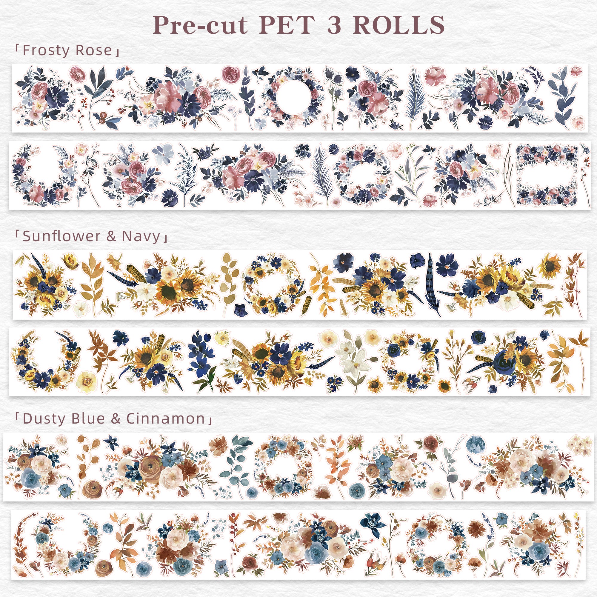 Pre-cut Bundle | The Washi Tape Shop. Beautiful Washi and Decorative Tape For Bullet Journals, Gift Wrapping, Planner Decoration and DIY Projects