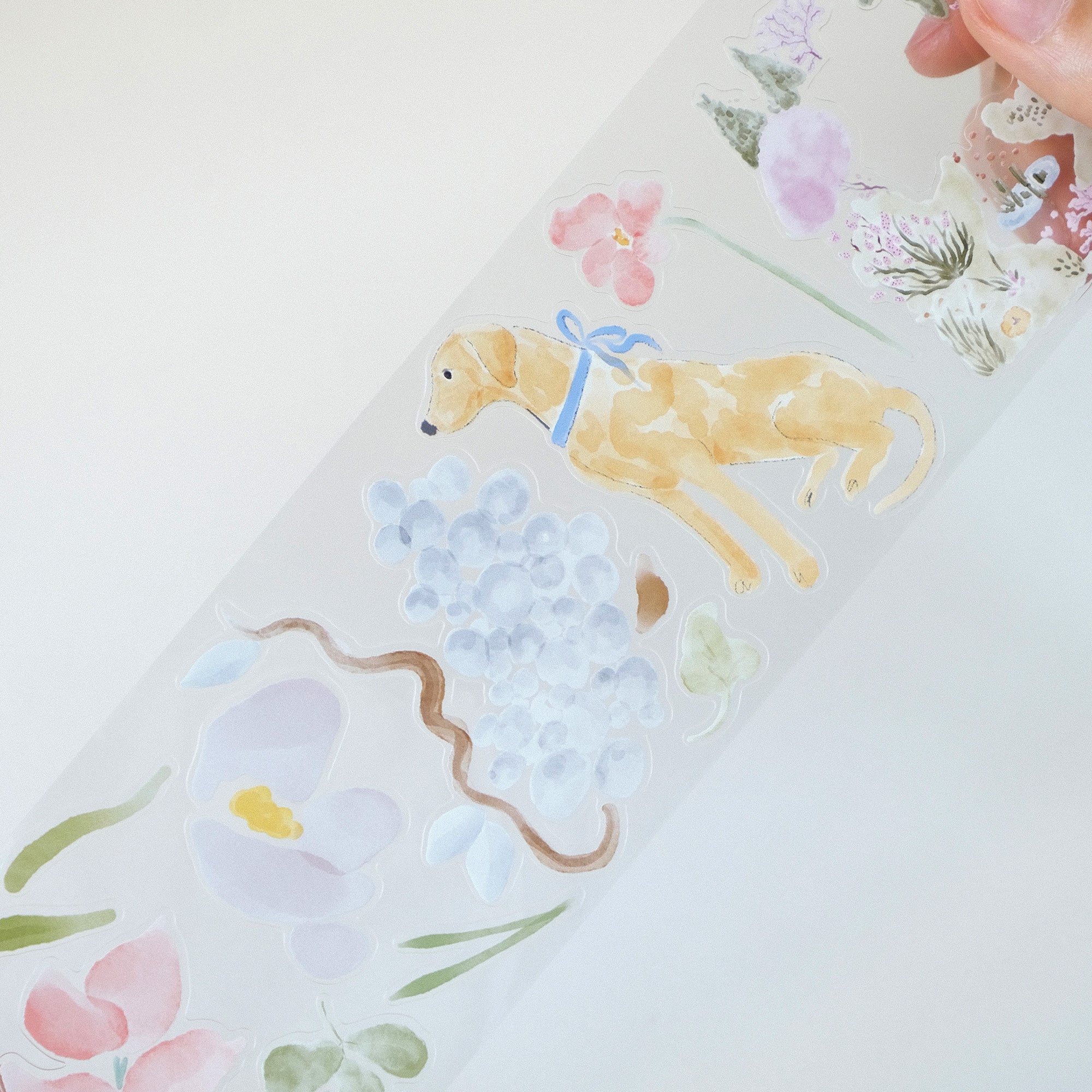 Pre-cut Eden's Garden Wide Washi/PET Tape