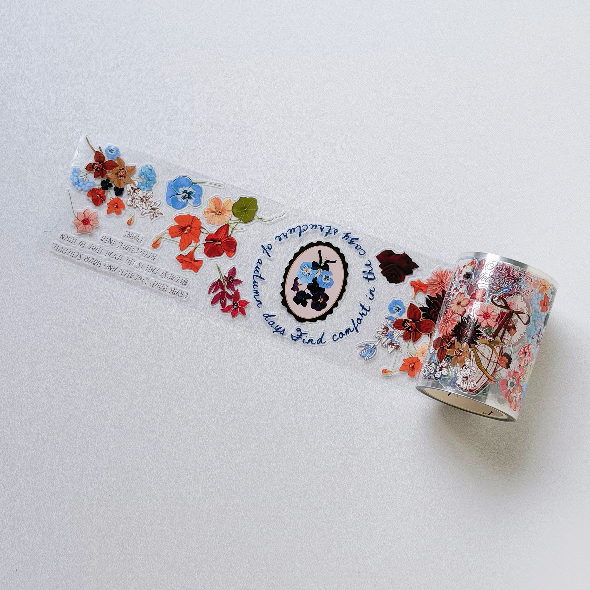 Pre-cut Amber Notes Wide Washi/PET Tape