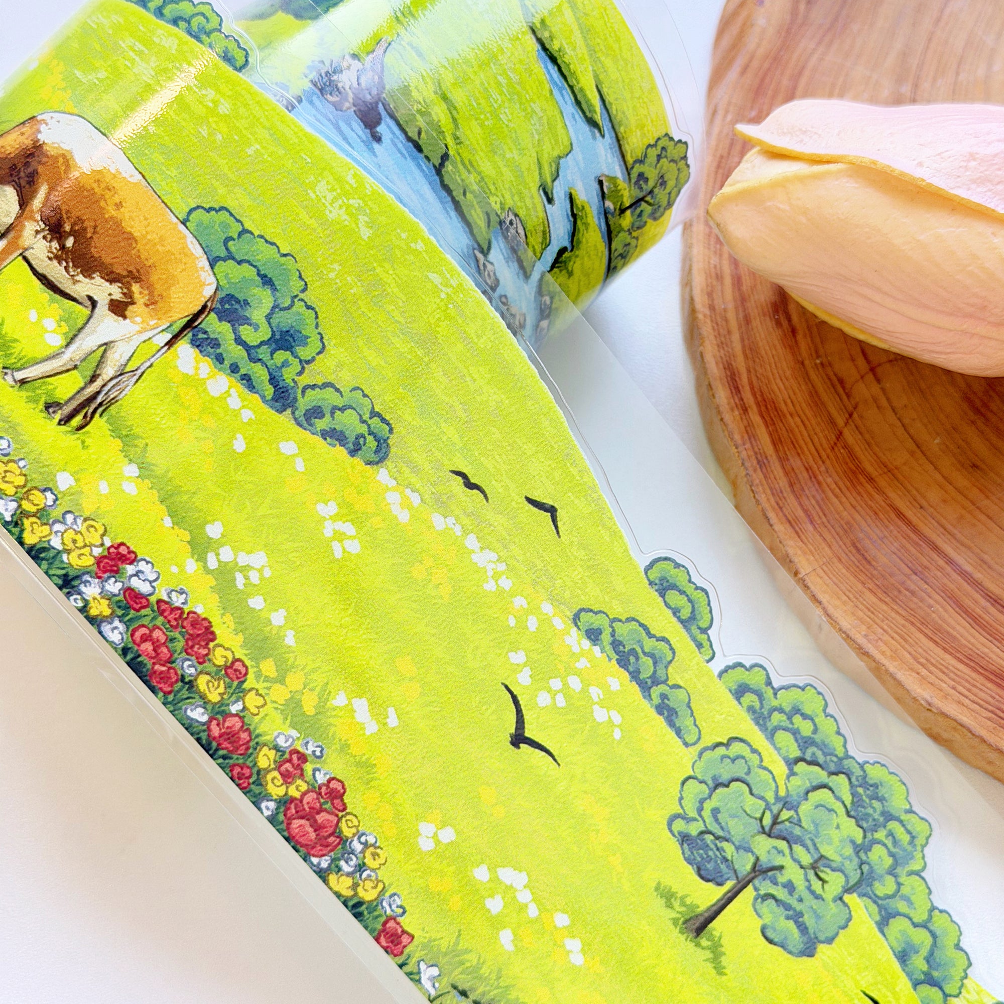 Pre-cut Country Ballad Wide Washi/PET Tape | The Washi Tape Shop. Beautiful Washi and Decorative Tape For Bullet Journals, Gift Wrapping, Planner Decoration and DIY Projects