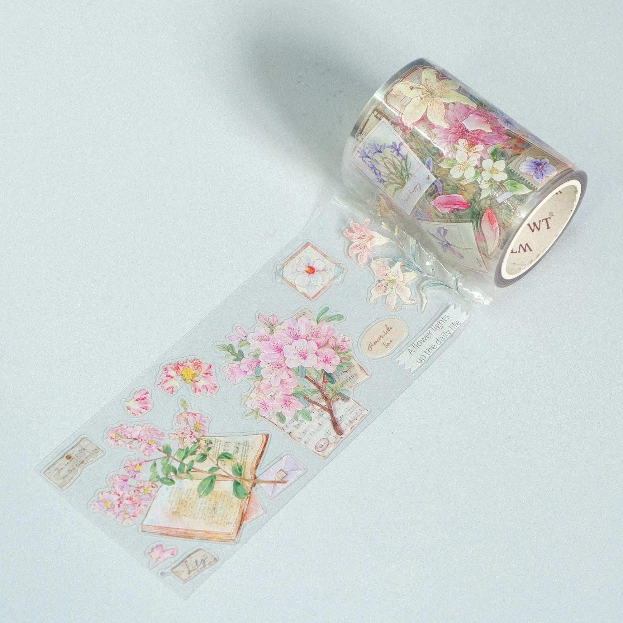 Pre-cut Petal Post Wide Washi/PET Tape | The Washi Tape Shop