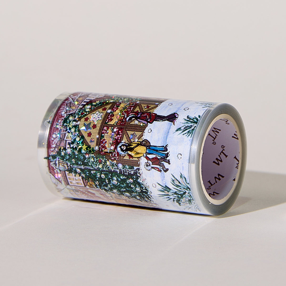 Pre-cut Yuletide Glow Wide Washi/PET Tape (Seashell Gilded)