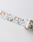 Pre-cut Kitty Cascade Wide Washi/PET Tape
